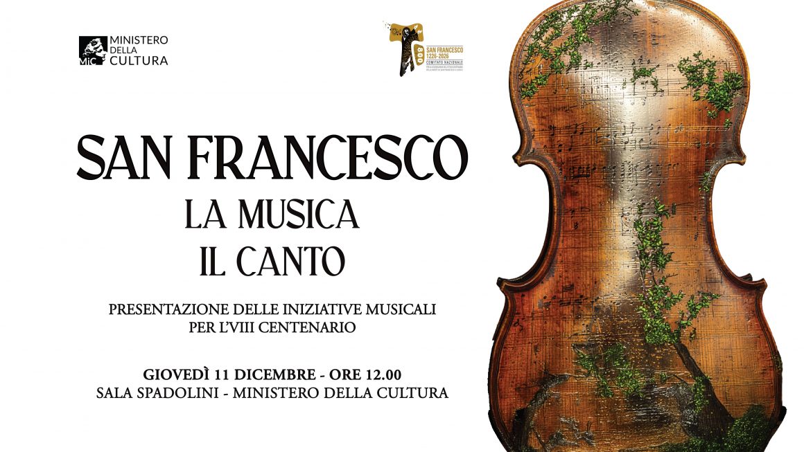 Diretta streaming della conferenza stampa: 𝘚𝘢𝘯 𝘍𝘳𝘢𝘯𝘤𝘦𝘴𝘤𝘰 – 𝘭𝘢 𝘮𝘶𝘴𝘪𝘤𝘢, 𝘪𝘭 𝘤𝘢𝘯𝘵𝘰