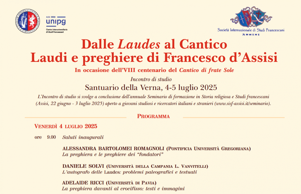 Dalle Laudes al Cantico Laudi e preghiere di Francesco d’Assisi