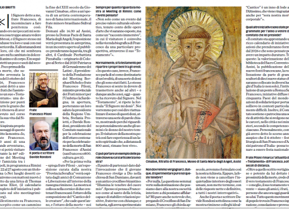 San Francesco, i doni del Testamento