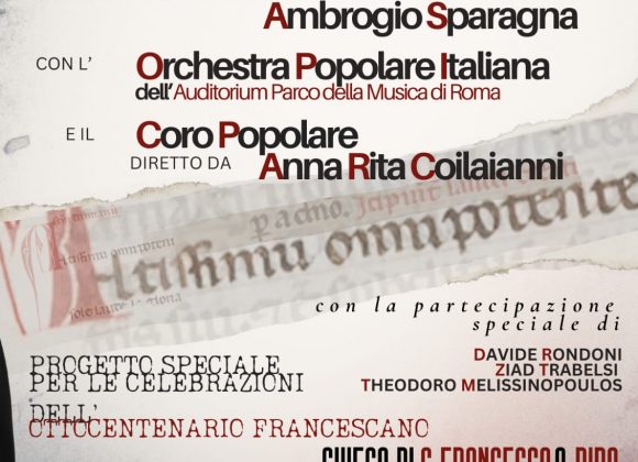 “Canto delle Creature”, progetto originale di  Ambrogio Sparagna a San Francesco a Ripa