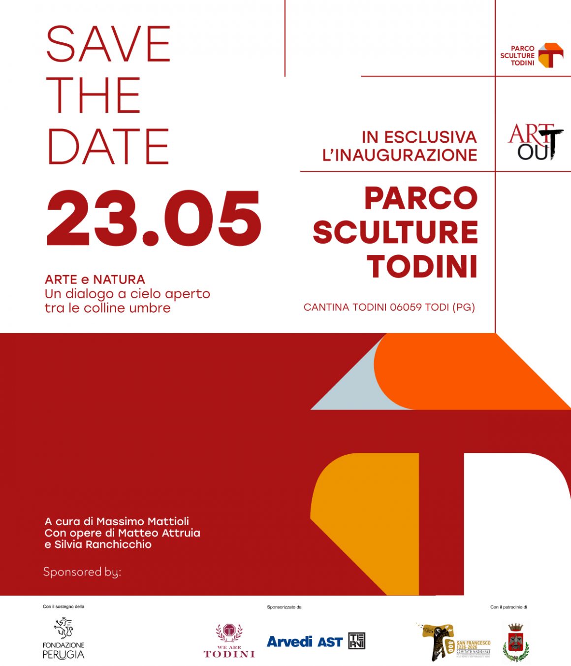 PARCO SCULTURE TODINI – I EDIZIONE A CURA DI MASSIMO MATTIOLI