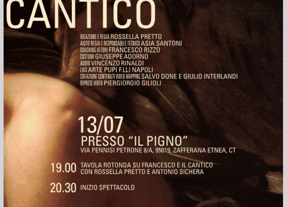 Presso “Il Pigno” di Zafferana Etnea – San Francesco sull’Etna: “Creatura nostra del Cantico” | 13 luglio 2026