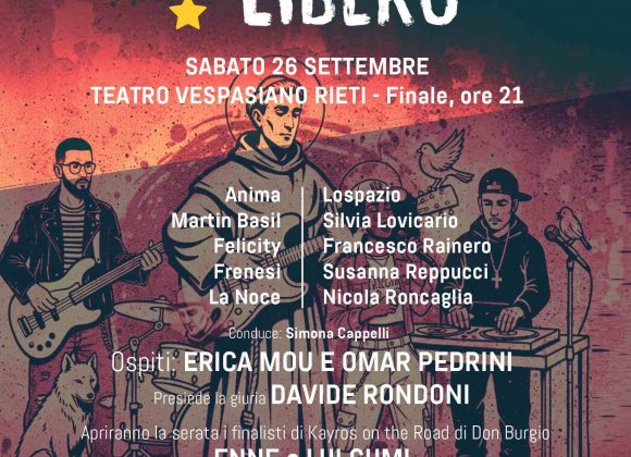 Teatro Flavio Vespasiano (Rieti) – “Il mio cantico libero” : La finale del contest per artisti e band under 35 dedicato a San Francesco. | 26 settembre 2026