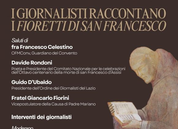 Sala dell’Immacolata del Convento dei Santi XII Apostoli di Roma – “I giornalisti raccontano i fioretti di San Francesco” | 16 Settembre 2026