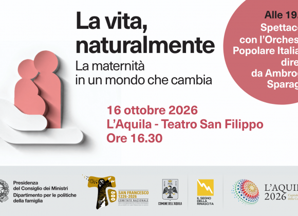 Teatro San Filippo (L’Aquila) – La vita, naturalmente. La maternità in un mondo che cambia | 16 ottobre 2026