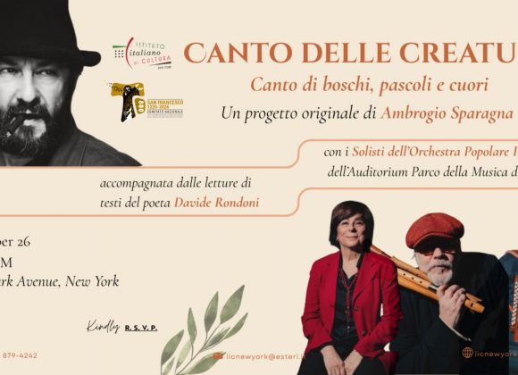 IIC NY-, 686 park Avenue, (NYC) –  CONCERTO | San Francesco 800: una celebrazione in musica